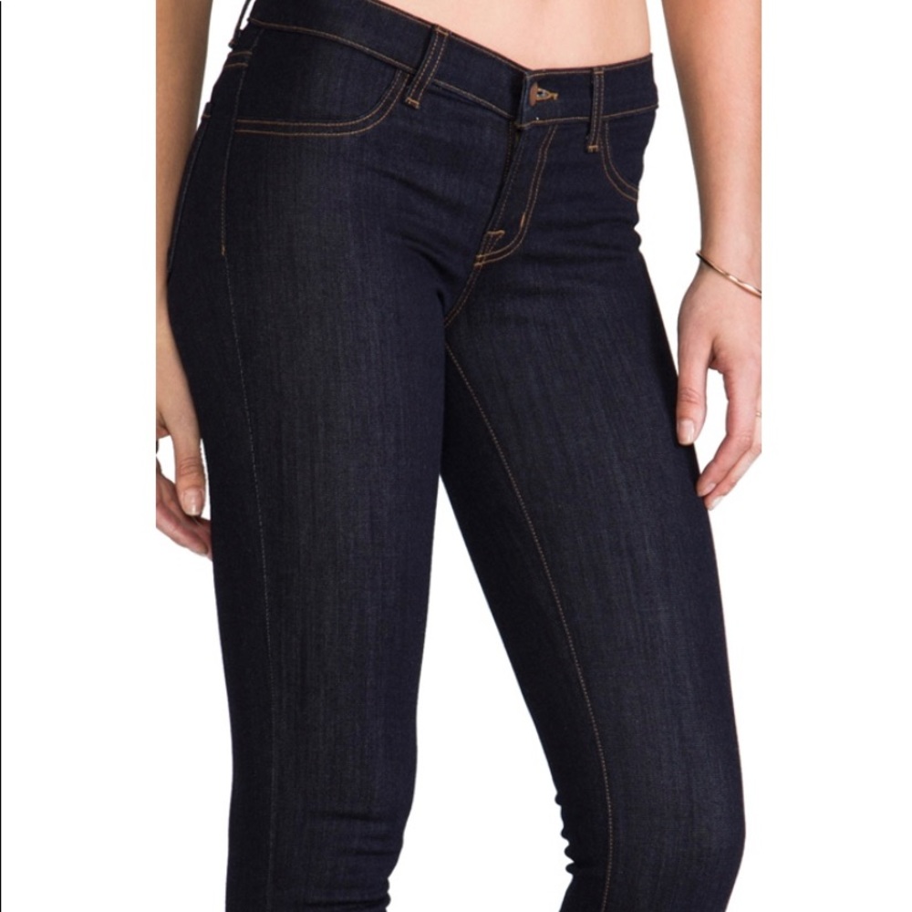 J Brand Mid-Rise Skinny Ankle